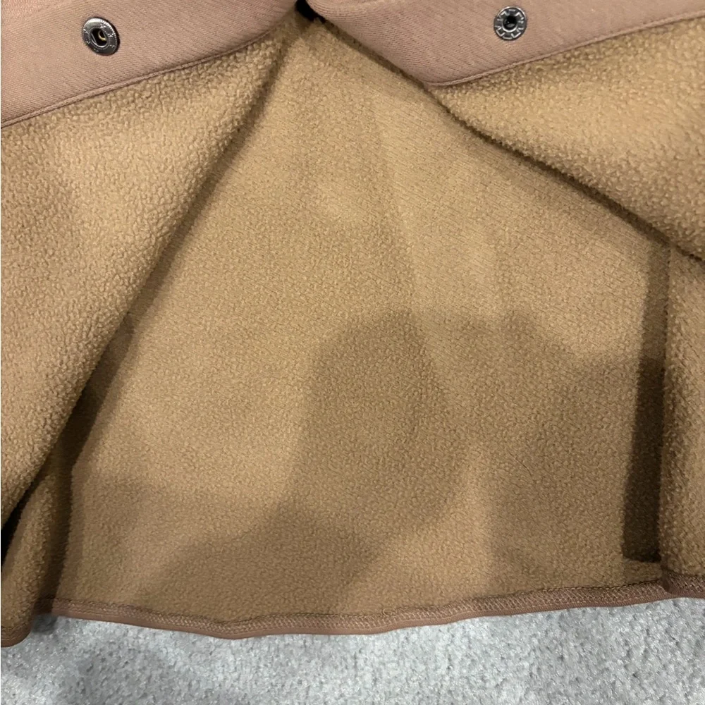 Fireside Women's Tan Trench Shirt Jacket - Picture 4 of 6